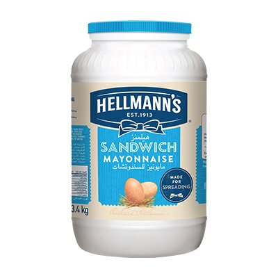 Hellmann's Sandwich Mayonnaise  (4x3.4Kg) - Our mayonnaise keeps hot sandwiches fresher for longer